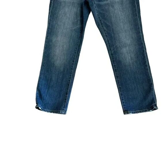 Madewell Women's Medium Wash The Slim Ankle Distressed Hem Boyjean SZ 28 - Picture 4 of 11